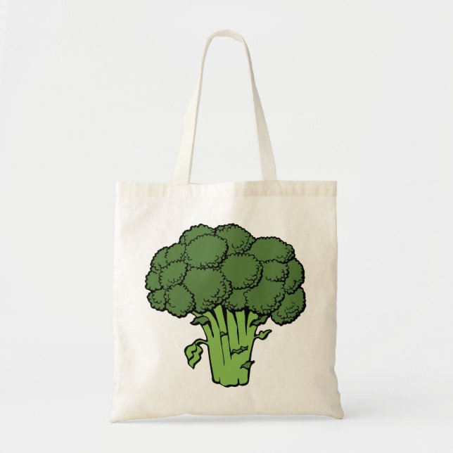 Bolso De Tela Green Broccoli (Frente)