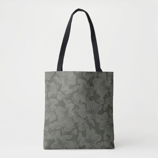 Bolso De Tela Green Floral seamless pattern backgroundabstract,  (Anverso)
