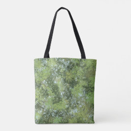 Bolso De Tela Green Leaf Trees With Blue Sky Peaking Through Art