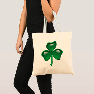 Bolso De Tela Green St Patricks Day Clover Tote Bag