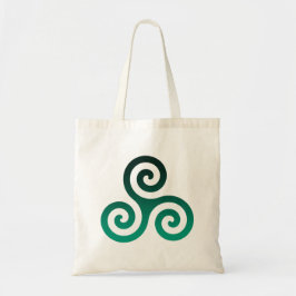 Bolso De Tela Green Triskele