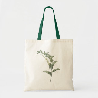 Bolso De Tela Green Tropical Leaves