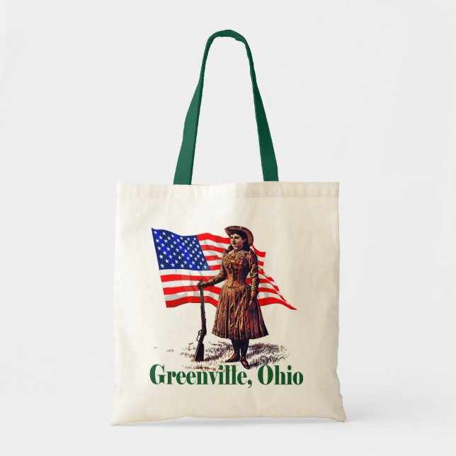 Bolso De Tela Greenville, Ohio (Frente)