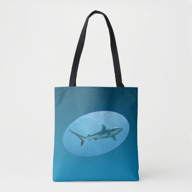 Bolso De Tela Grey Reefshark, Yap Island - Photographic design | (Anverso)