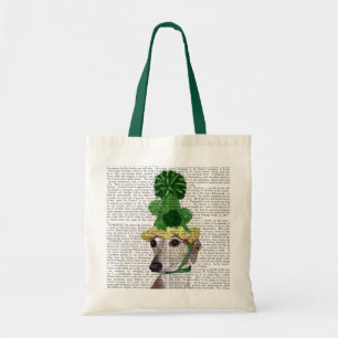 Bolso De Tela Greyhound en Gorra de punto verde 2