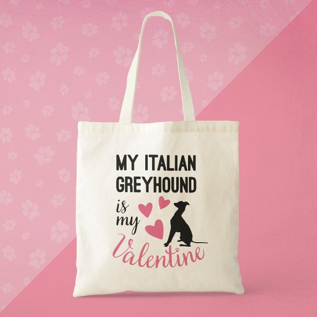 Bolso De Tela Greyhound italiano es mi amante de los perros de S (Subido por el creador)