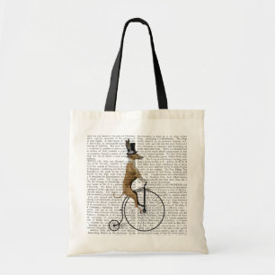 Bolso De Tela Greyhound sobre la motocicleta Black Penny Farthin