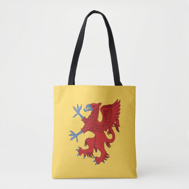Bolso De Tela Griffin Rampant Gules (Anverso)