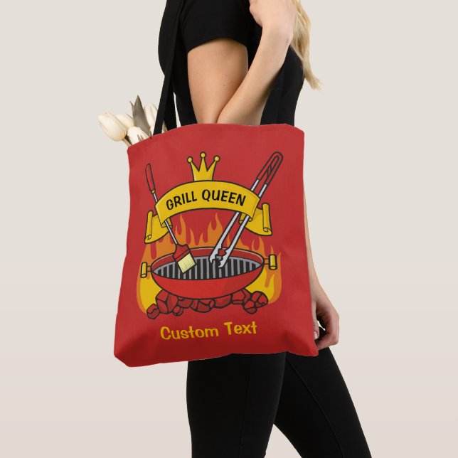 Bolso De Tela Grill Queen (Detalle)