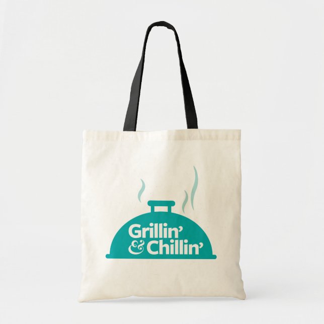 Bolso De Tela Grillin' y Chillin' (Frente)