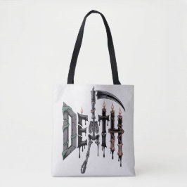 Bolso De Tela Grim Reaper Skeleton Death