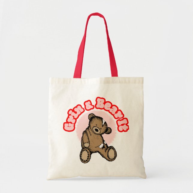 Bolso De Tela Grin & Bear It Toke Bag (Frente)