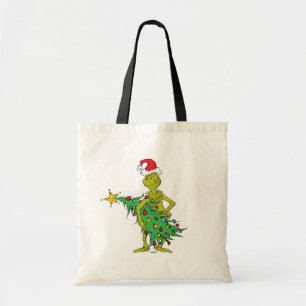 Bolso De Tela Grinch clásico   Ridículo