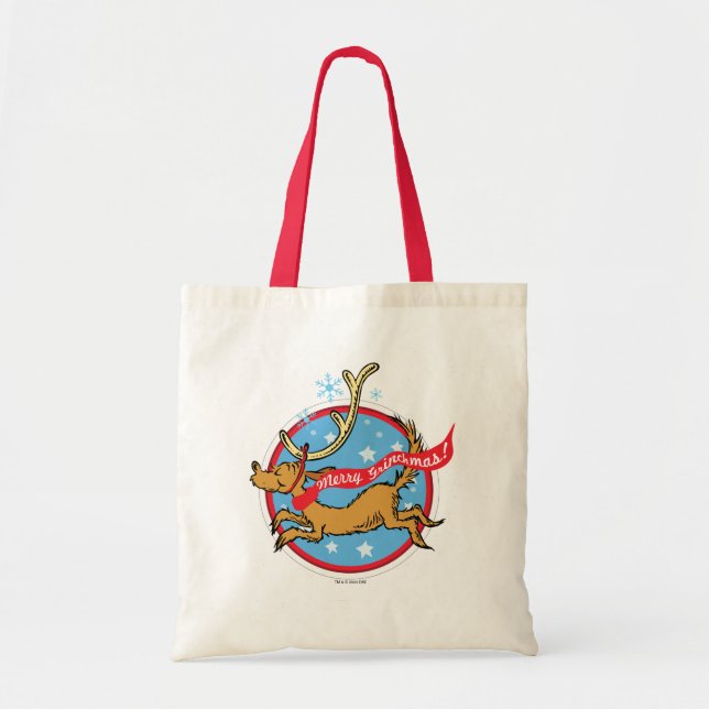 Bolso De Tela Grinch | ¡Feliz Grinchmas, Max! (Frente)