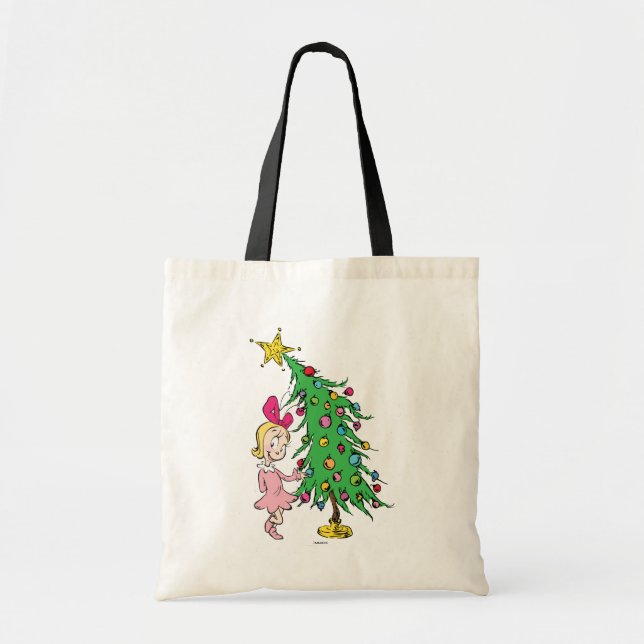 Bolso De Tela Grinch | He sido Cindy-Lou quien es bueno (Frente)