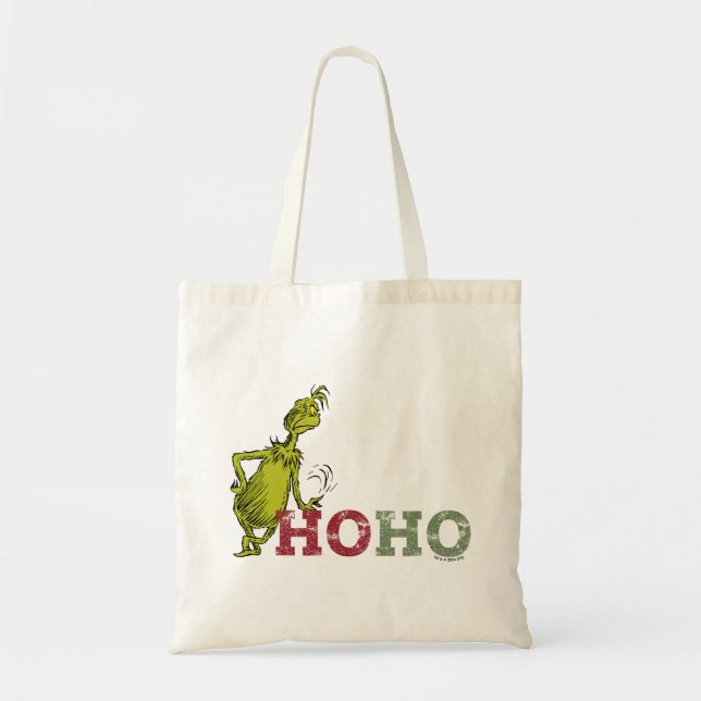 Bolso De Tela Grinch | Ja Ja Ja (Frente)