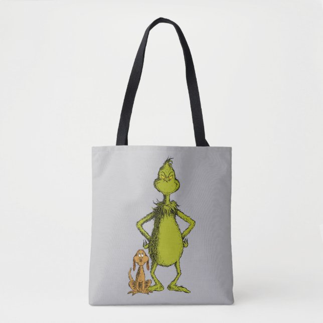 Bolso De Tela Grinch | Max & Grinch Stance (Anverso)