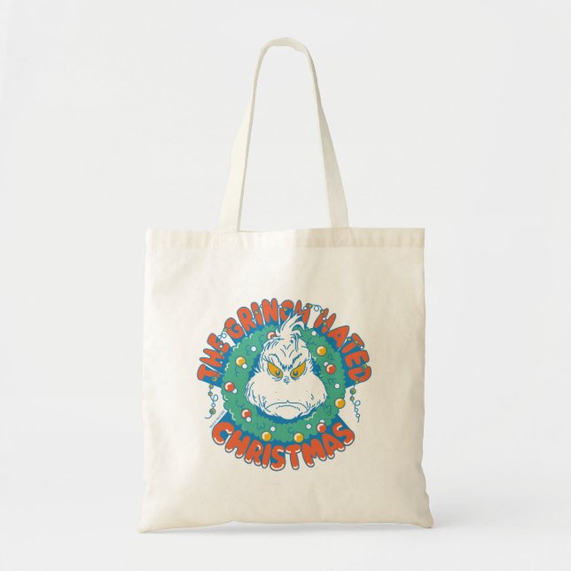 Bolso De Tela Grinch Odió La Navidad (Frente)