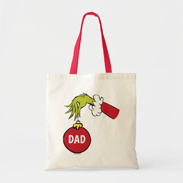 Bolso De Tela Grinch | Papá (Frente)