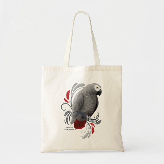 Bolso De Tela Gris africano (Frente)