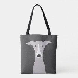 Bolso De Tela Grisú, grisón italiano o perro blanco