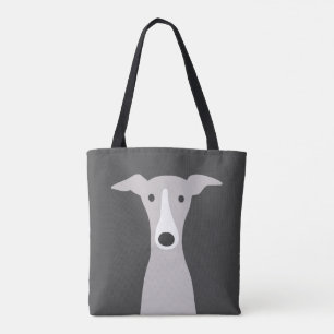 Bolso De Tela Grisú, grisón italiano o perro blanco
