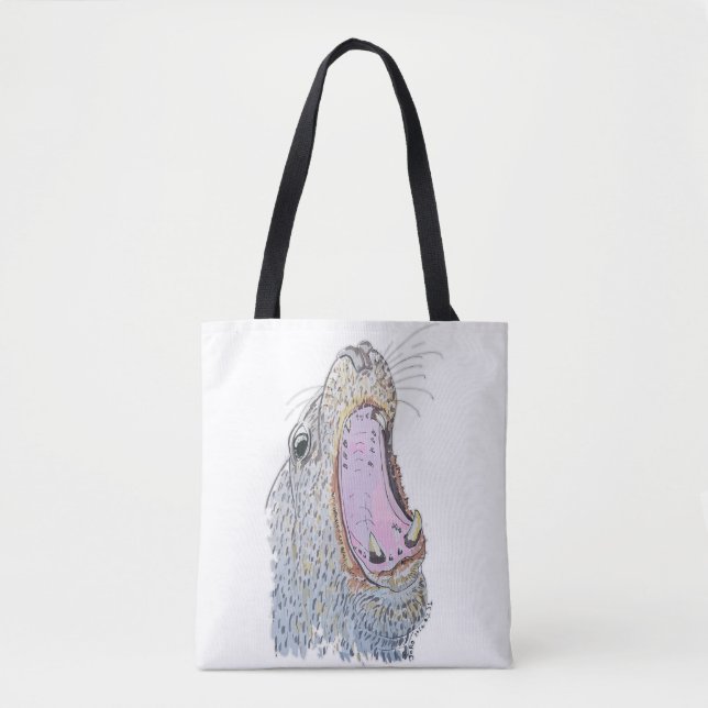 Bolso De Tela Grito de Foca (Anverso)