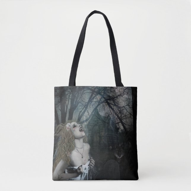 Bolso De Tela Grito del lobo (Anverso)