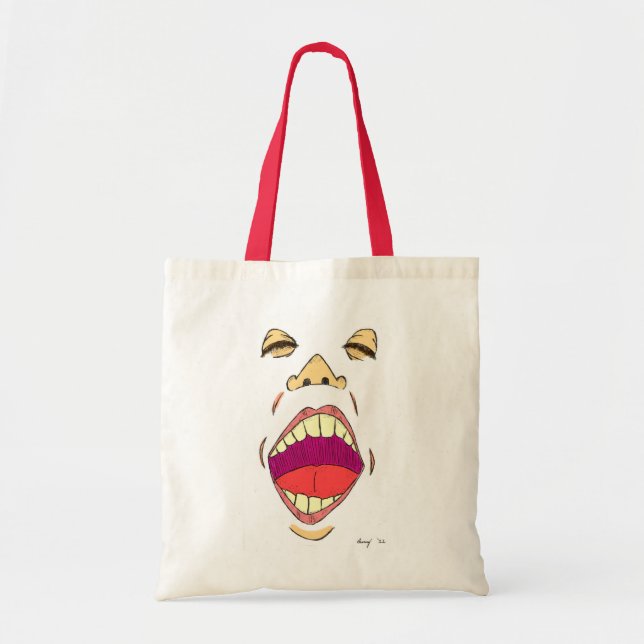 Bolso De Tela "Grito" Tote Bag (Frente)