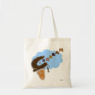 Bolso De Tela "Grito" Tote de helado