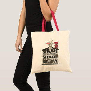 Bolso De Tela Gritos desde los techos