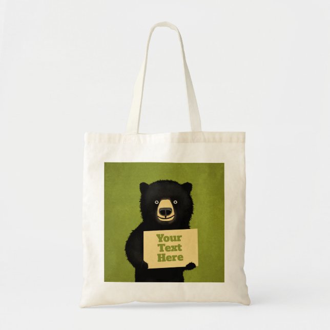 Bolso De Tela Grizzly Bear (Frente)