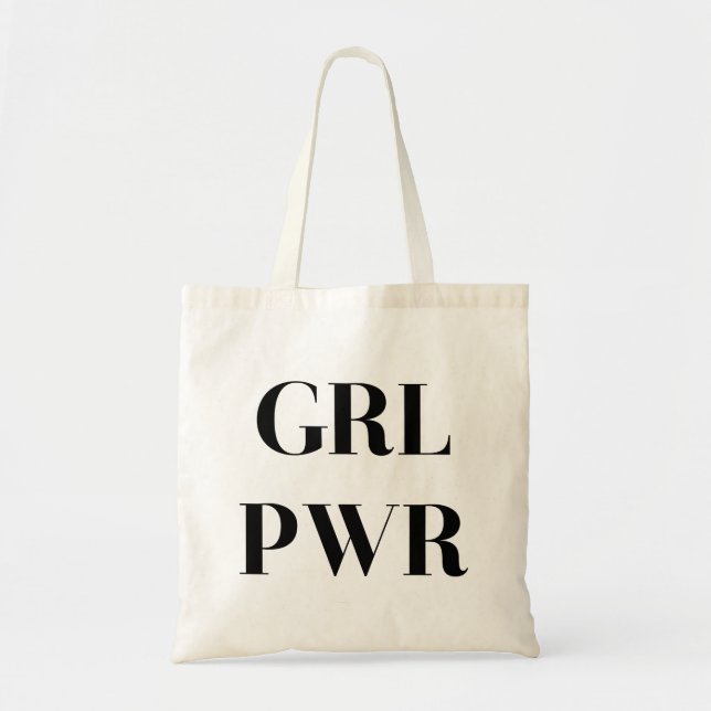 BOLSO DE TELA GRL PWR (Frente)