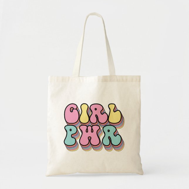 BOLSO DE TELA GRL PWR (Frente)