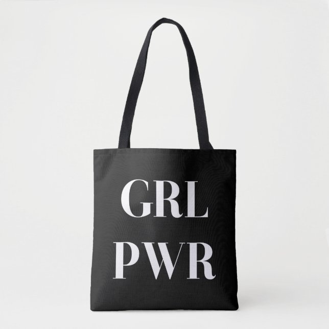 BOLSO DE TELA GRL PWR (Anverso)