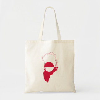 Bolso De Tela Groenlandia- bandera en el país
