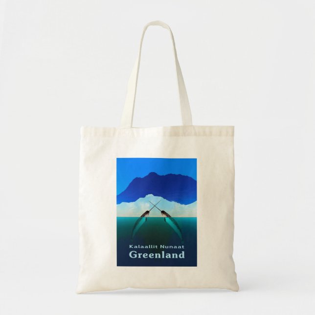 Bolso De Tela Groenlandia - Narwhal (Frente)