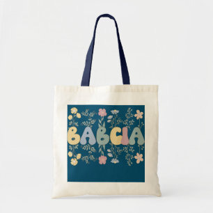 Bolso De Tela Groovy Babcia Abuela Flores Babcia Abuela