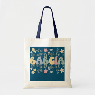 Bolso De Tela Groovy Babcia Abuela Flores Babcia Abuela