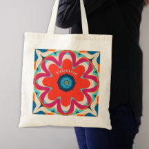 Groovy Boho Flor Personalizada