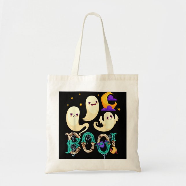 Bolso De Tela Groovy Boo Boo Crew Enfermera Graciosas Fantasmas (Frente)