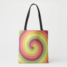 Bolso De Tela Groovy Citrus Swirl