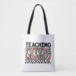 Bolso De Tela Groovy Earth Tones Teacher Cita Arte