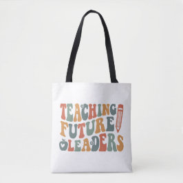 Bolso De Tela Groovy Earth Tones Teacher Cita Arte