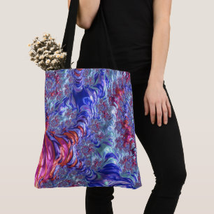 Bolso De Tela Groovy Fractal