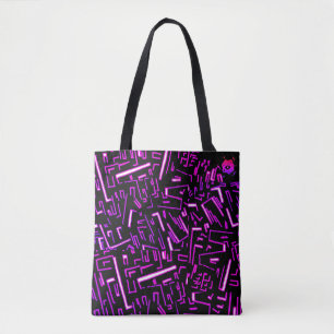 Bolso De Tela Groovy Fuchsia