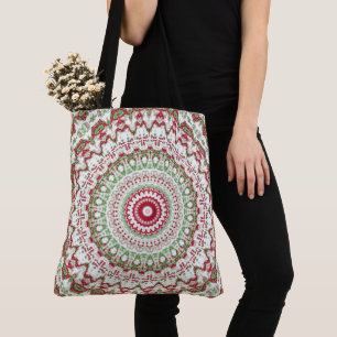 Bolso De Tela Groovy Funky Tie Dye Navidad Boho Hippie Mandala