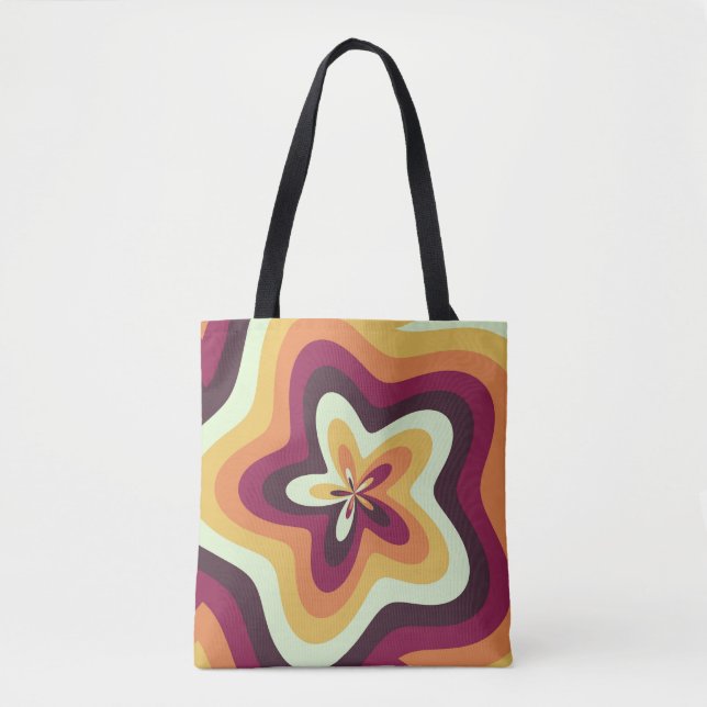Bolso De Tela Groovy Petal Pulse (Anverso)