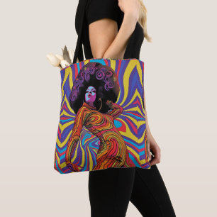 Bolso De Tela Groovy Retro Tote Bag