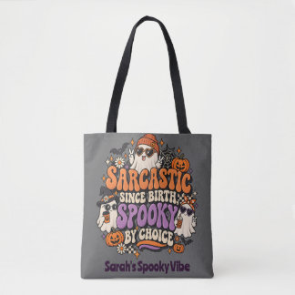Bolso De Tela Groovy Sarcástico Desde el Nacimiento Espeluznante